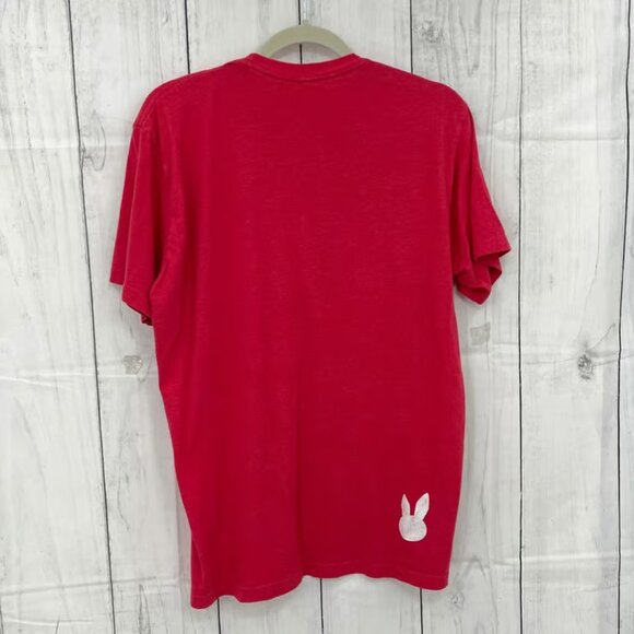 Fat Rabbit Farm LARGE Coral Red Comic-Con Flash Speedster Babee Tee T-Shirt - Picture 2 of 3